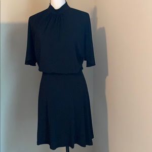 NWOT Mango Basics black dress XS